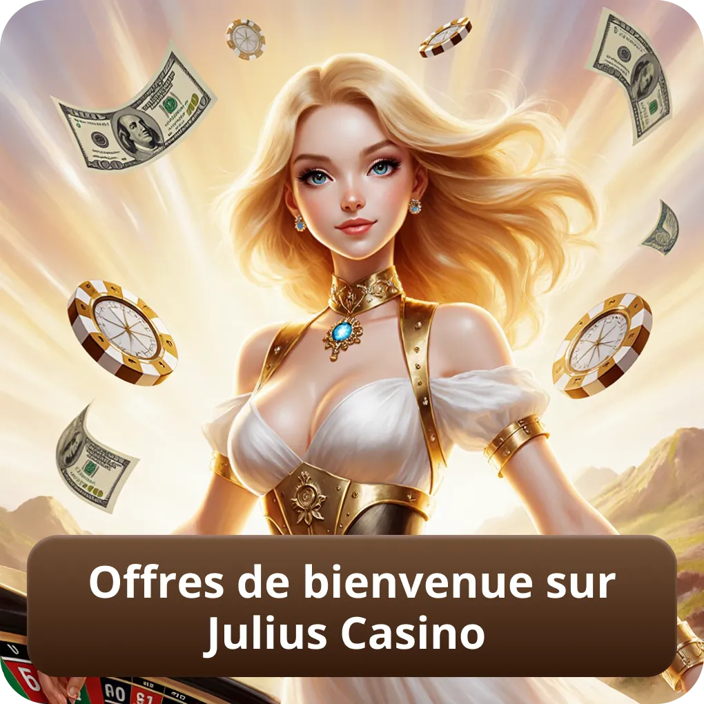 Offres de bienvenue sur Julius Casino Julius Casino