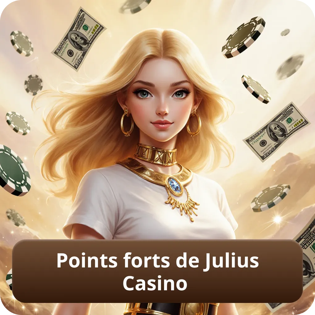 Points forts de Julius Casino