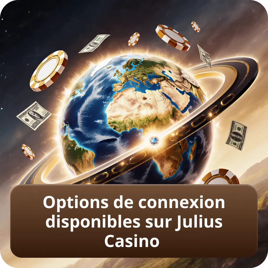 Options de Connexion Disponibles sur Julius Casino